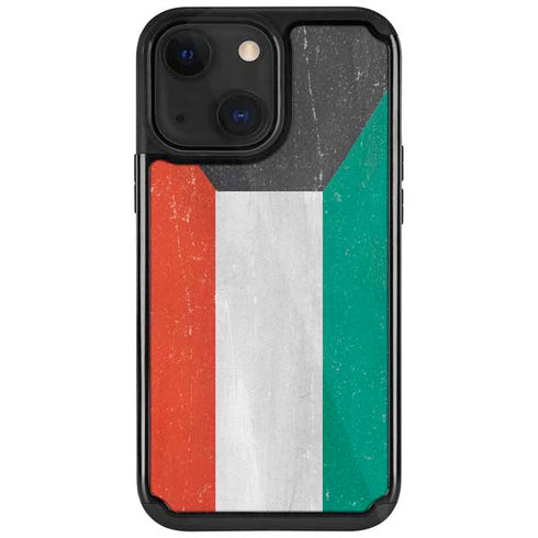 Kuwait Flag Distressed iPhone 13 Cargo Case